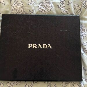 NWOT PRADA SAFFIANOW BLUE LEATHER IPAD COVER